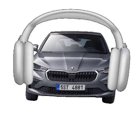 Car Driving Sticker by Škoda Global