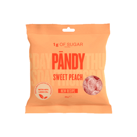 Sour Candy Sweet Peach Sticker by Pändy