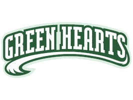Logo Green Hearts Sticker