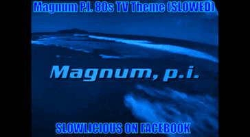 Magnum Pi Slowlicious Slowed GIF