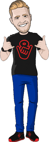 V8 Truckdriver Sticker by Martijn Kuipers