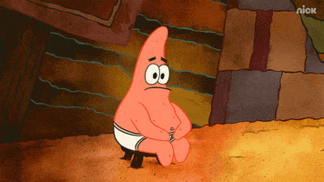 Sweating Patrick Star GIF by SpongeBob SquarePants