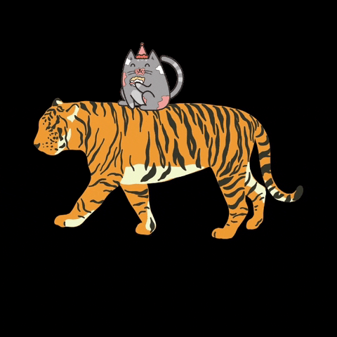 Cat Tiger GIF by IMPRINTDUBAI