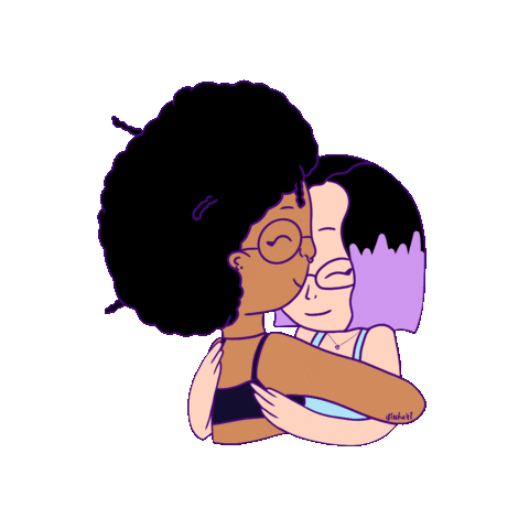 In Love Hug Sticker