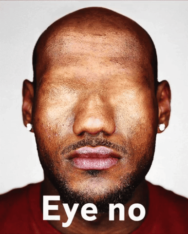 Lebron James No Eyes GIF