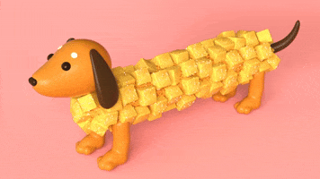 Corn Dog Art GIF by Jiwon Ko