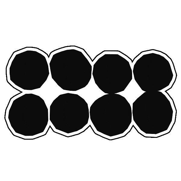 Loop Circle Sticker by Marimekko