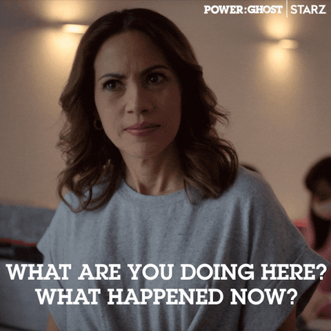 What Are You Doing Here Starz GIF by Power Book II: Ghost