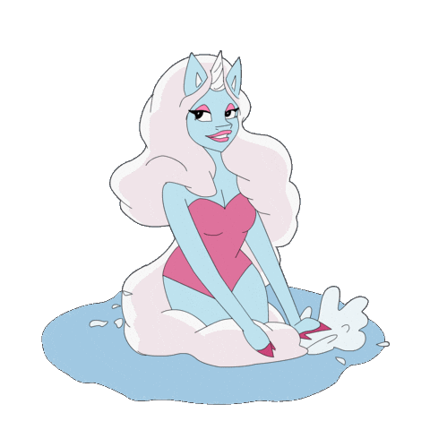 Summer Vibes Sticker by Glow The Unicorn