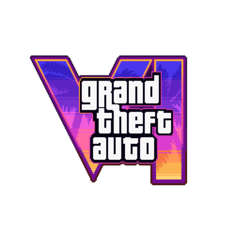 Grand Theft Auto Pixel Sticker