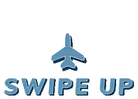 Airplane Swipe Up Sticker by privejets