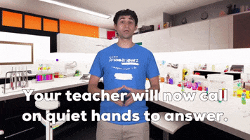 Your Teacher Will Now Call On Quiet Hands To Answer GIF