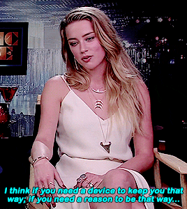 if you have to think about it amber heard GIF