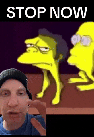 Please Stop The Simpsons GIF