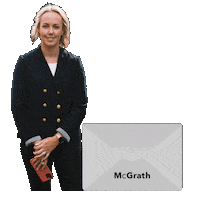 Jacinta Gosper - McGrath Orange Sticker