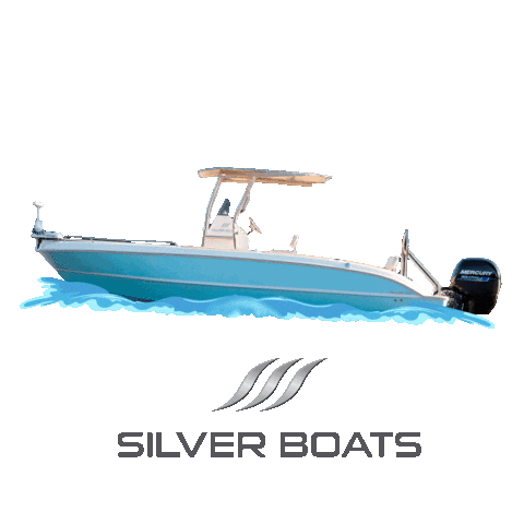 Silver boats Sticker
