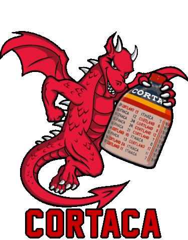 Red Dragons University Sticker by SUNY Cortland