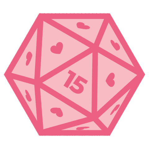 Dice D15 Sticker