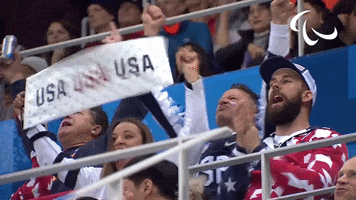 Ice Hockey Celebration GIF by International Paralympic Committee