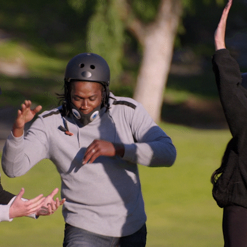 High Five Friends GIF by ABC Network