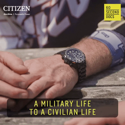 Thank You For Your Service Veterans GIF by 60 Second Docs