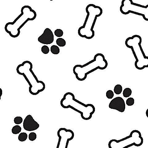 Pattern Doggy Daycare Sticker by waggingtailspr