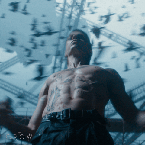 Bill Skarsgard Crow GIF by Lionsgate