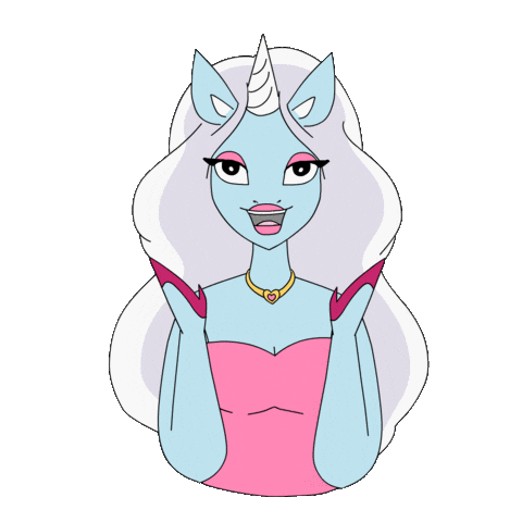 Happy Clap Sticker by Glow The Unicorn