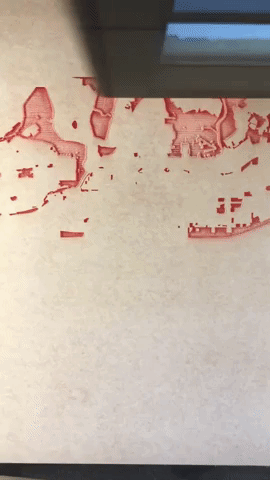 laser map GIF by James Proctor