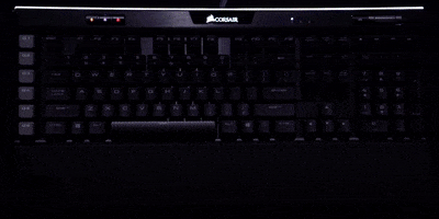 rgb keyboard GIF by CORSAIR