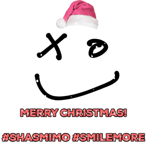 smile more merry christmas GIF by SHASMIMO
