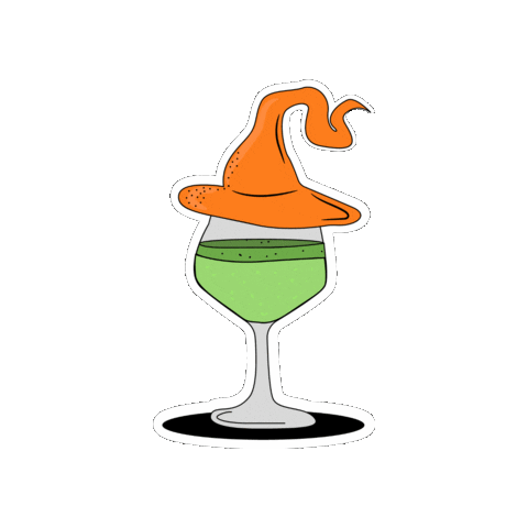 Halloween Cerveza Sticker