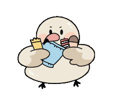 Hungry Snack Sticker