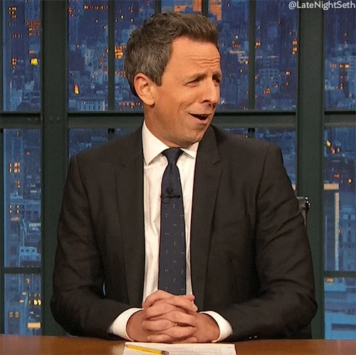 seth meyers laugh GIF by Late Night with Seth Meyers