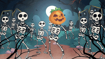 craftrecordings halloween pumpkin skeleton halloween2020 GIF