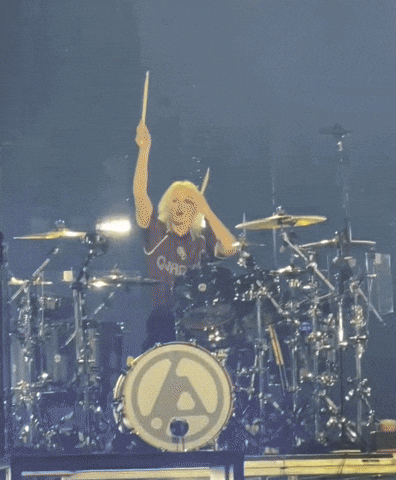 Drumming Linkin Park GIF
