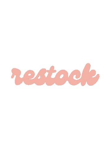 Sale Restock Sticker
