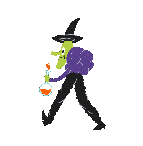 Illustration Halloween Sticker