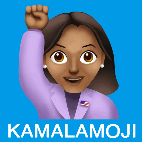 Kamala Harris Emoji GIF by INTO ACTION