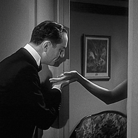 William Powell Hand Kiss GIF