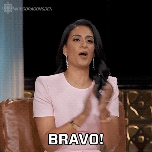 Dragons Den Applause GIF by CBC