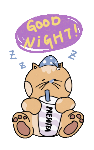 Sleepy Sweet Dreams Sticker by Presotea