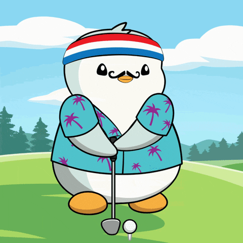 Sport Golfing GIF by Pudgy Penguins