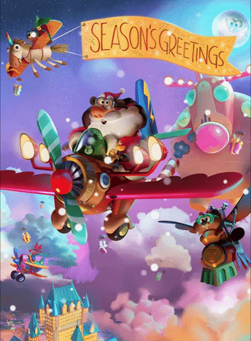 Santa Claus Christmas GIF by Keywords Studios