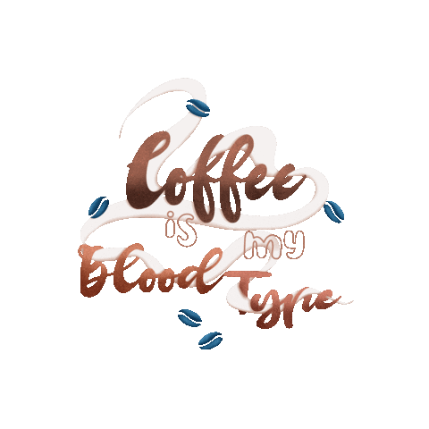 Coffee Lettering Sticker