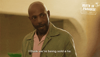 Lies GIF by Death In Paradise