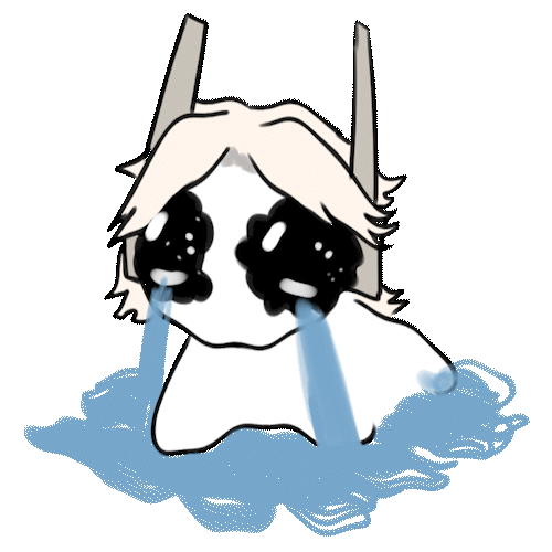 Crying Sticker
