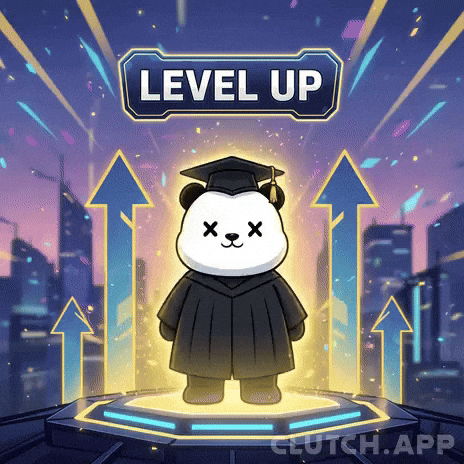 Level Up Panda GIF by Kanpai Pandas