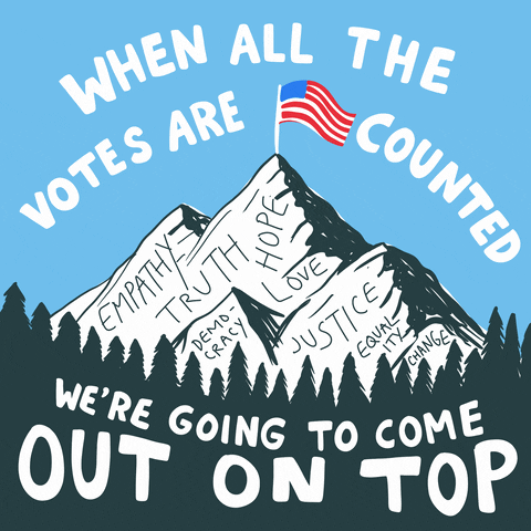Election 2020 Mountain GIF by Creative Courage