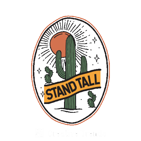 Stand Tall Road Trip Sticker by Shutterstock